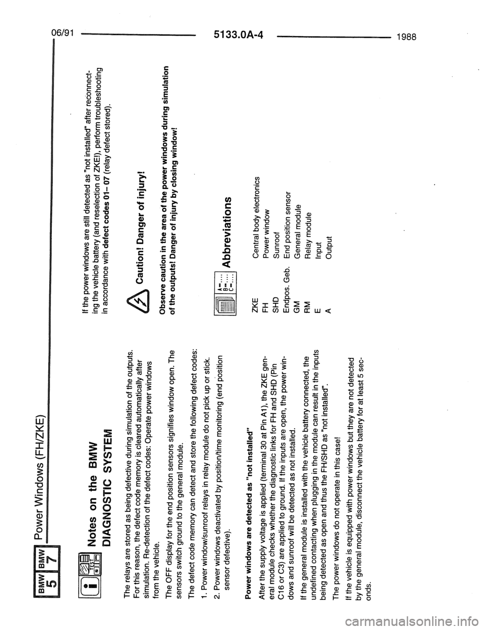 BMW 7 SERIES 1988 E32 Electrical Troubleshooting Manual BMW 7 SERIES 1988 E32 Electrical Troubleshooting Manual