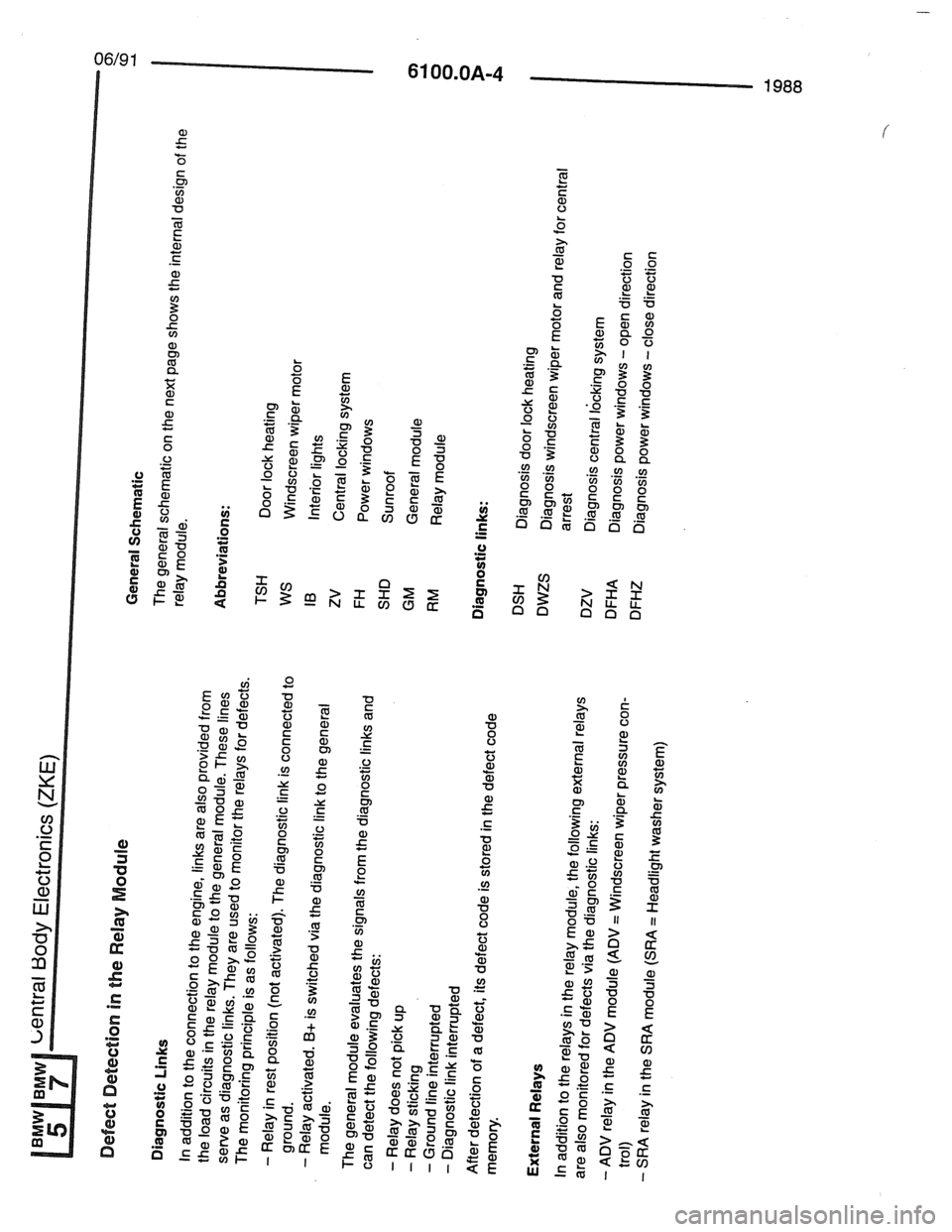 BMW 7 SERIES 1988 E32 Electrical Troubleshooting Manual BMW 7 SERIES 1988 E32 Electrical Troubleshooting Manual