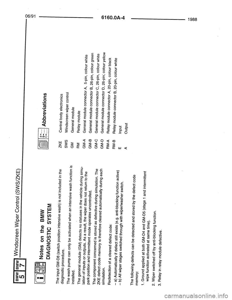 BMW 7 SERIES 1988 E32 Electrical Troubleshooting Manual BMW 7 SERIES 1988 E32 Electrical Troubleshooting Manual