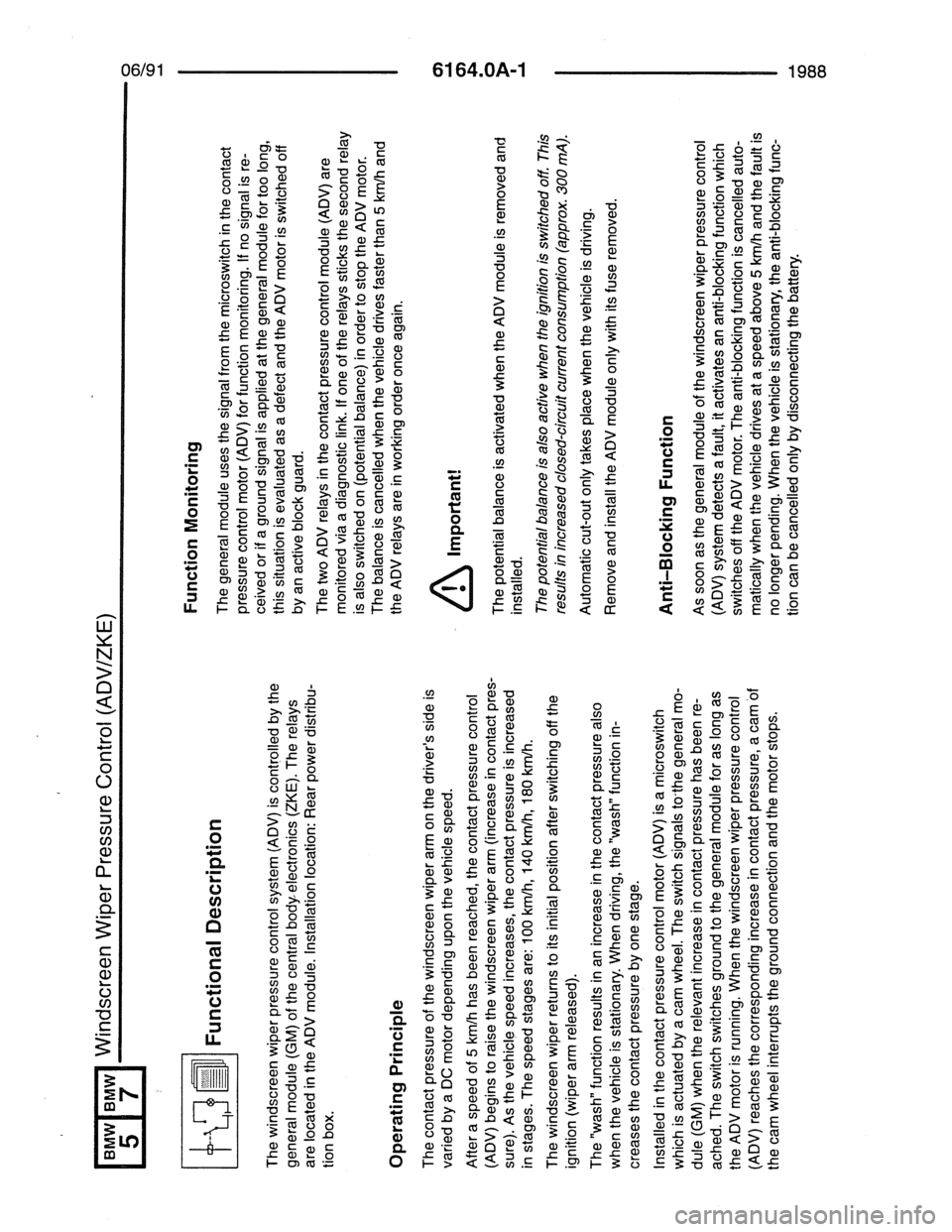 BMW 7 SERIES 1988 E32 Electrical Troubleshooting Manual BMW 7 SERIES 1988 E32 Electrical Troubleshooting Manual