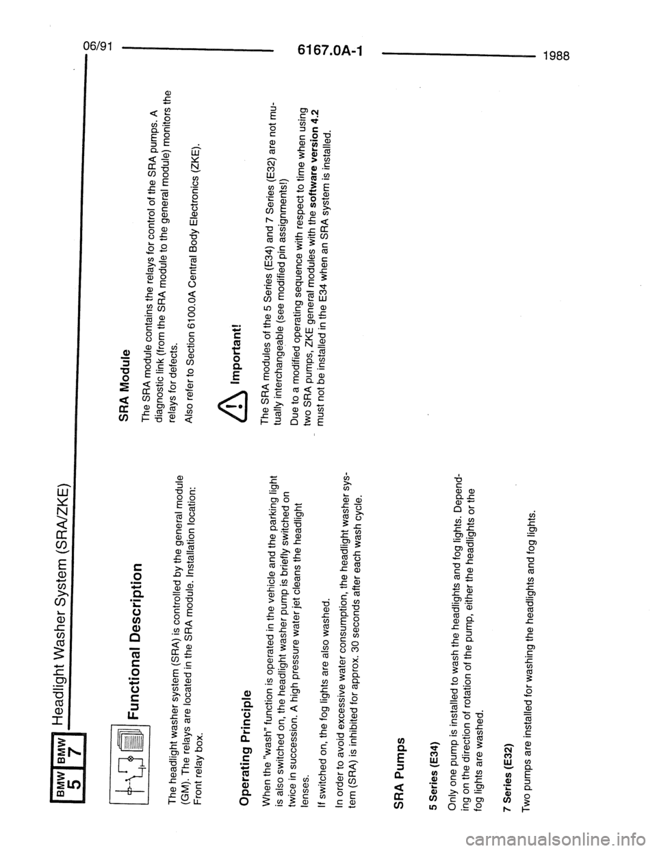 BMW 7 SERIES 1988 E32 Electrical Troubleshooting Manual BMW 7 SERIES 1988 E32 Electrical Troubleshooting Manual