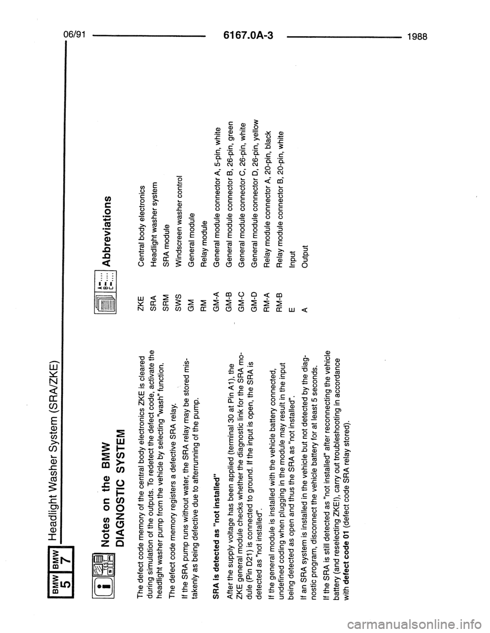 BMW 7 SERIES 1988 E32 Electrical Troubleshooting Manual BMW 7 SERIES 1988 E32 Electrical Troubleshooting Manual