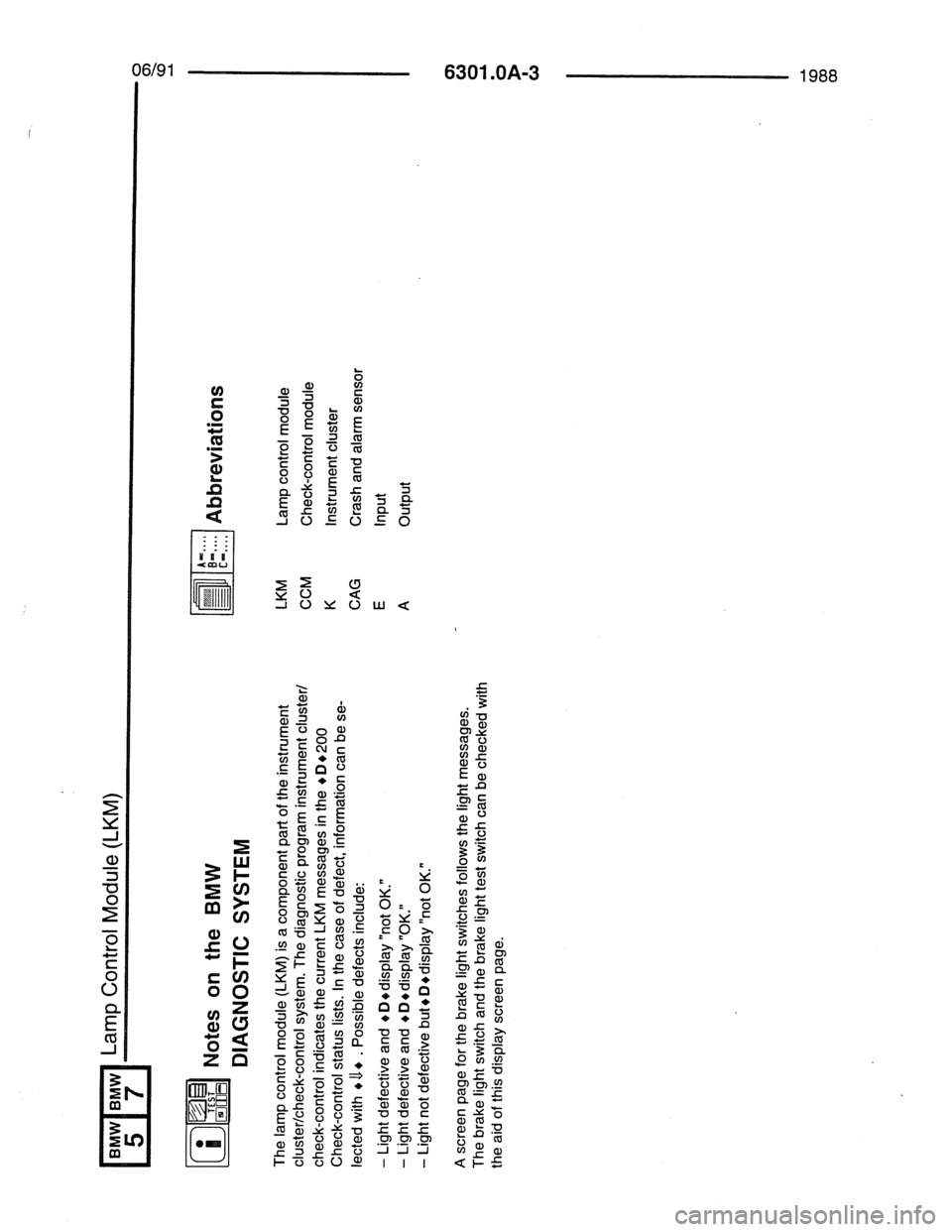 BMW 7 SERIES 1988 E32 Electrical Troubleshooting Manual BMW 7 SERIES 1988 E32 Electrical Troubleshooting Manual