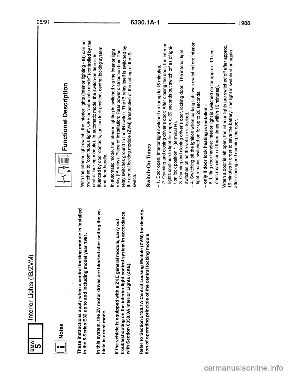 BMW 7 SERIES 1988 E32 Electrical Troubleshooting Manual BMW 7 SERIES 1988 E32 Electrical Troubleshooting Manual