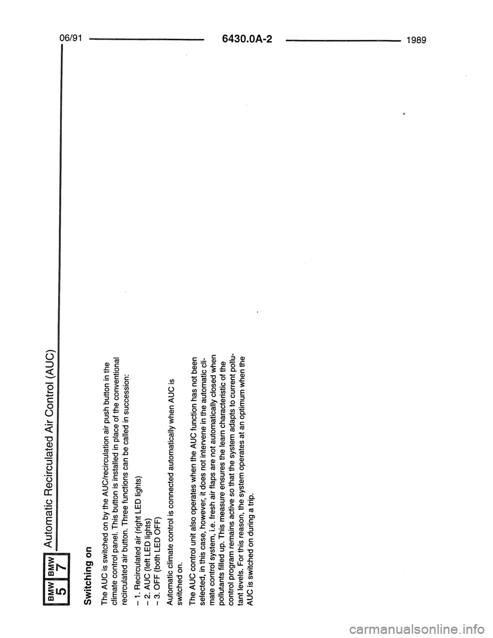 BMW 7 SERIES 1988 E32 Electrical Troubleshooting Manual BMW 7 SERIES 1988 E32 Electrical Troubleshooting Manual