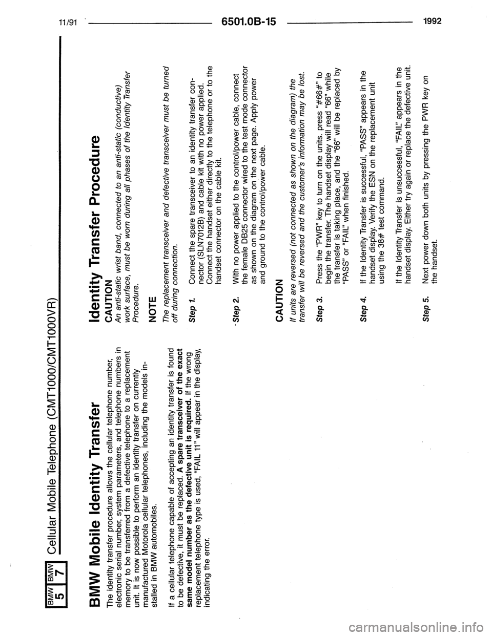 BMW 7 SERIES 1988 E32 Electrical Troubleshooting Manual BMW 7 SERIES 1988 E32 Electrical Troubleshooting Manual