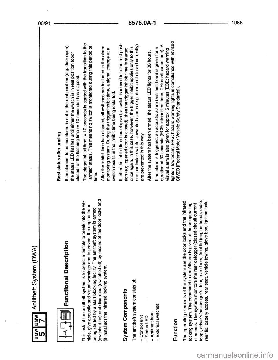 BMW 7 SERIES 1988 E32 Electrical Troubleshooting Manual BMW 7 SERIES 1988 E32 Electrical Troubleshooting Manual