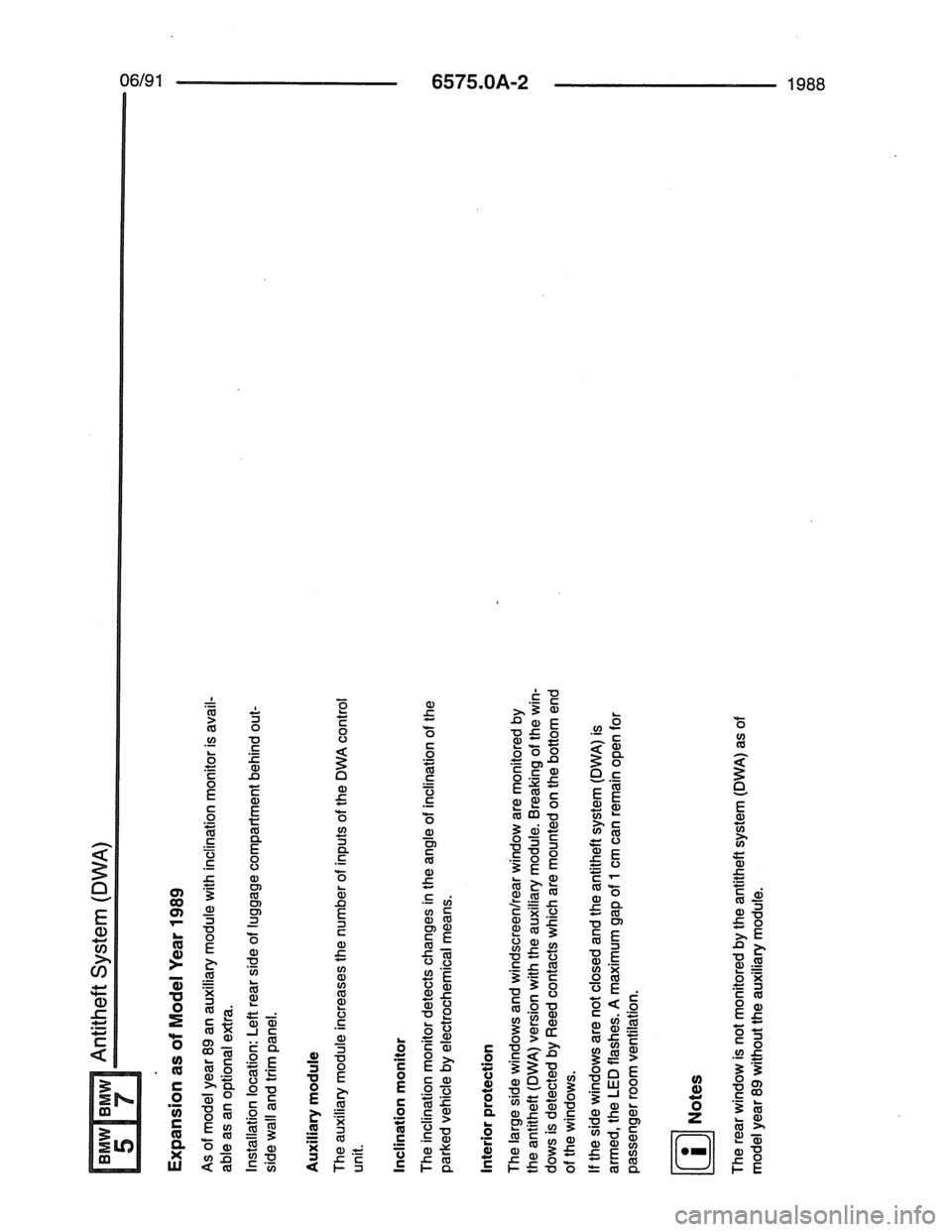 BMW 7 SERIES 1988 E32 Electrical Troubleshooting Manual BMW 7 SERIES 1988 E32 Electrical Troubleshooting Manual