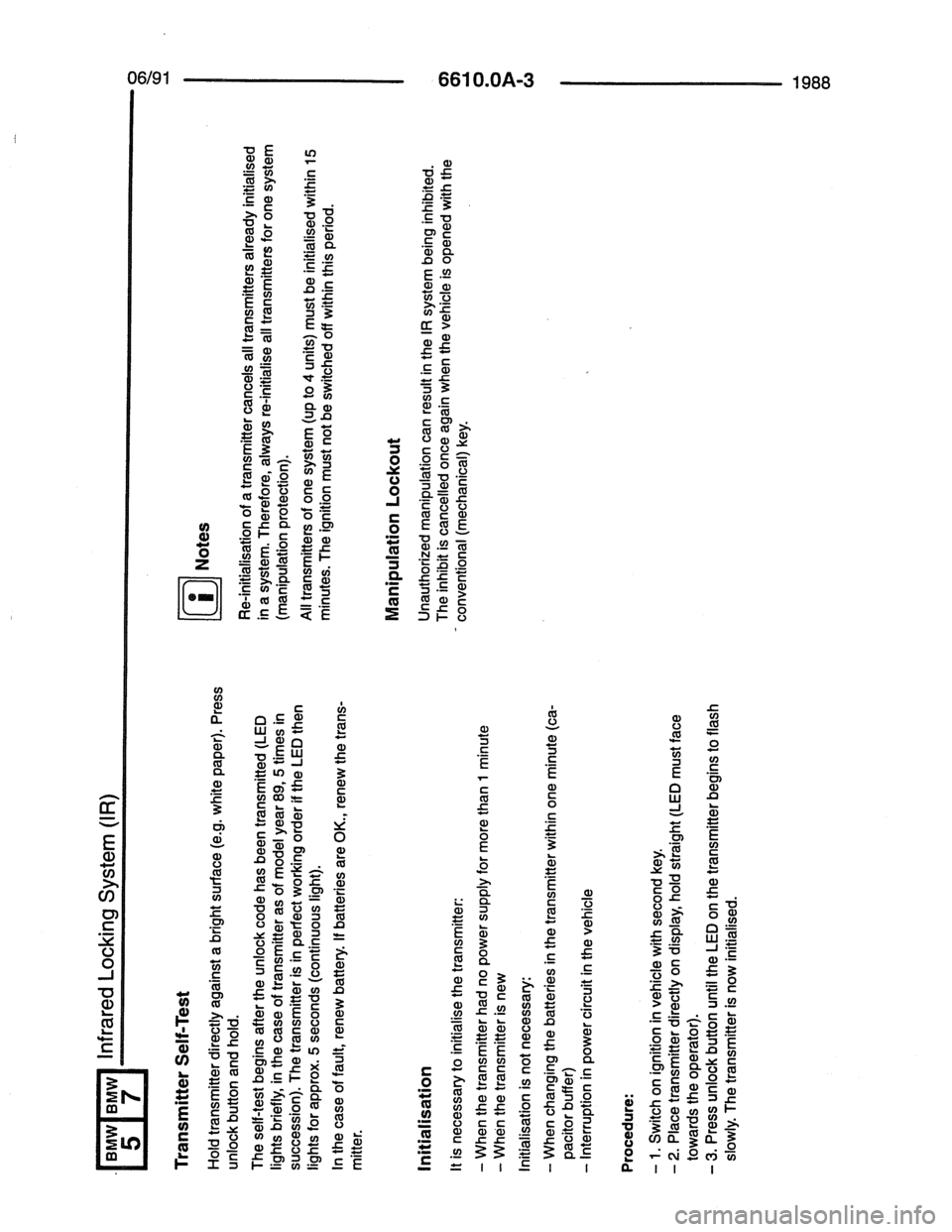 BMW 7 SERIES 1988 E32 Electrical Troubleshooting Manual BMW 7 SERIES 1988 E32 Electrical Troubleshooting Manual