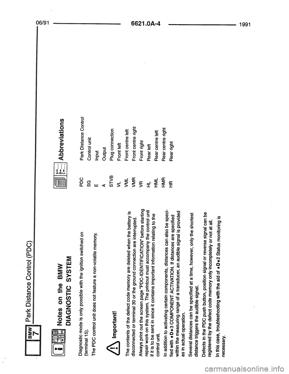 BMW 7 SERIES 1988 E32 Electrical Troubleshooting Manual BMW 7 SERIES 1988 E32 Electrical Troubleshooting Manual