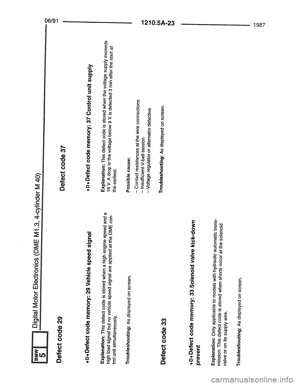 BMW 7 SERIES 1988 E32 Electrical Troubleshooting Manual BMW 7 SERIES 1988 E32 Electrical Troubleshooting Manual
