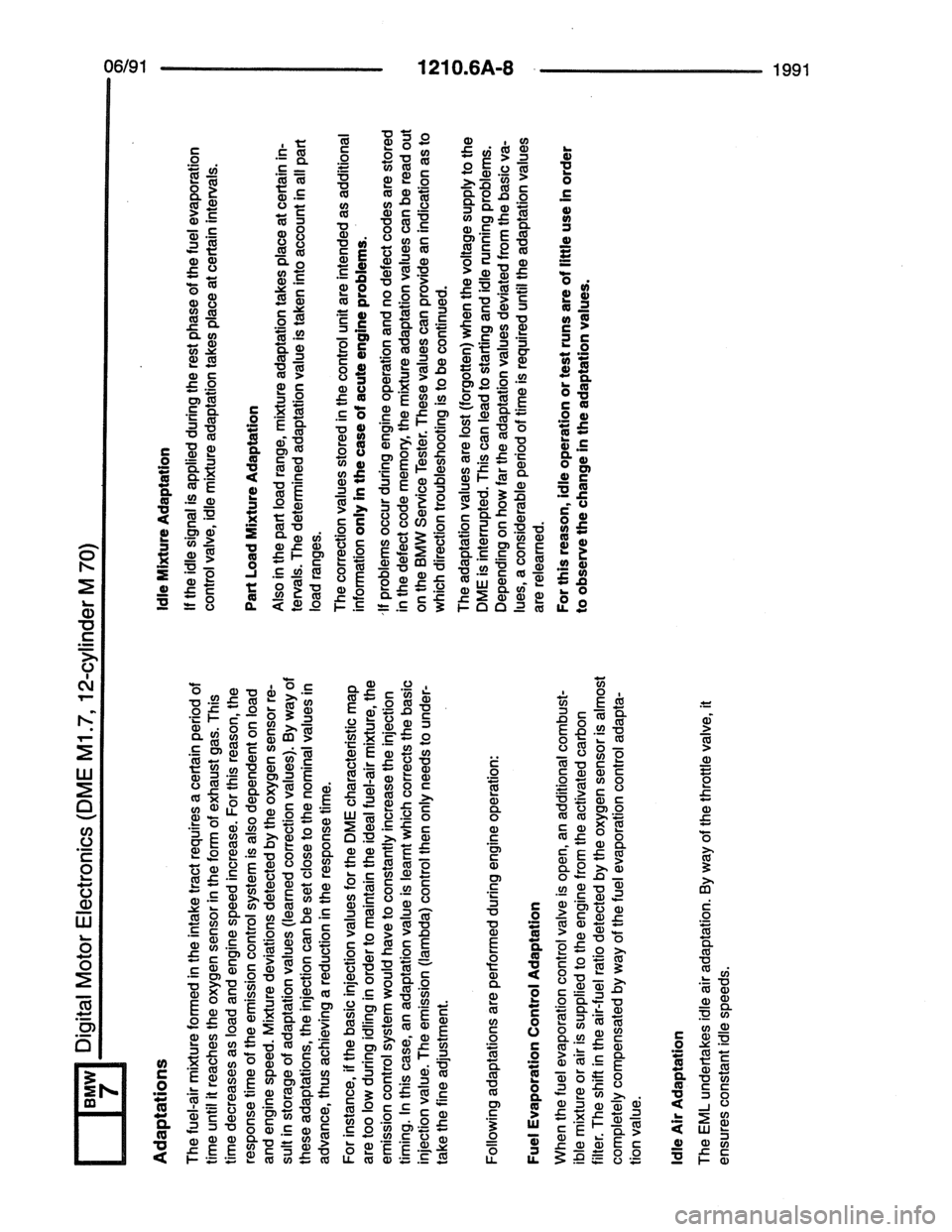 BMW 7 SERIES 1988 E32 Electrical Troubleshooting Manual BMW 7 SERIES 1988 E32 Electrical Troubleshooting Manual