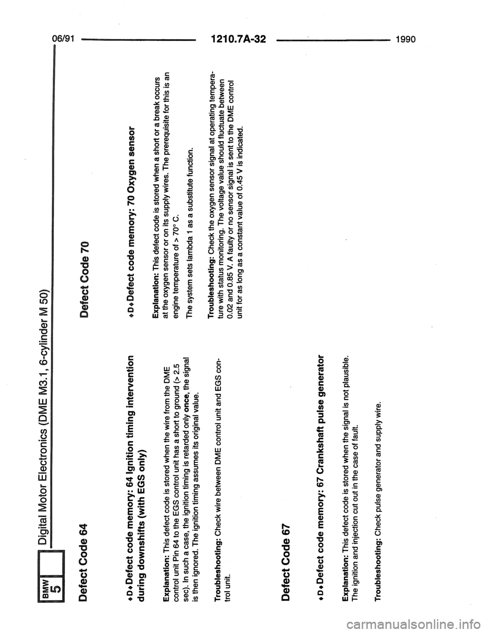 BMW 7 SERIES 1988 E32 Electrical Troubleshooting Manual BMW 7 SERIES 1988 E32 Electrical Troubleshooting Manual