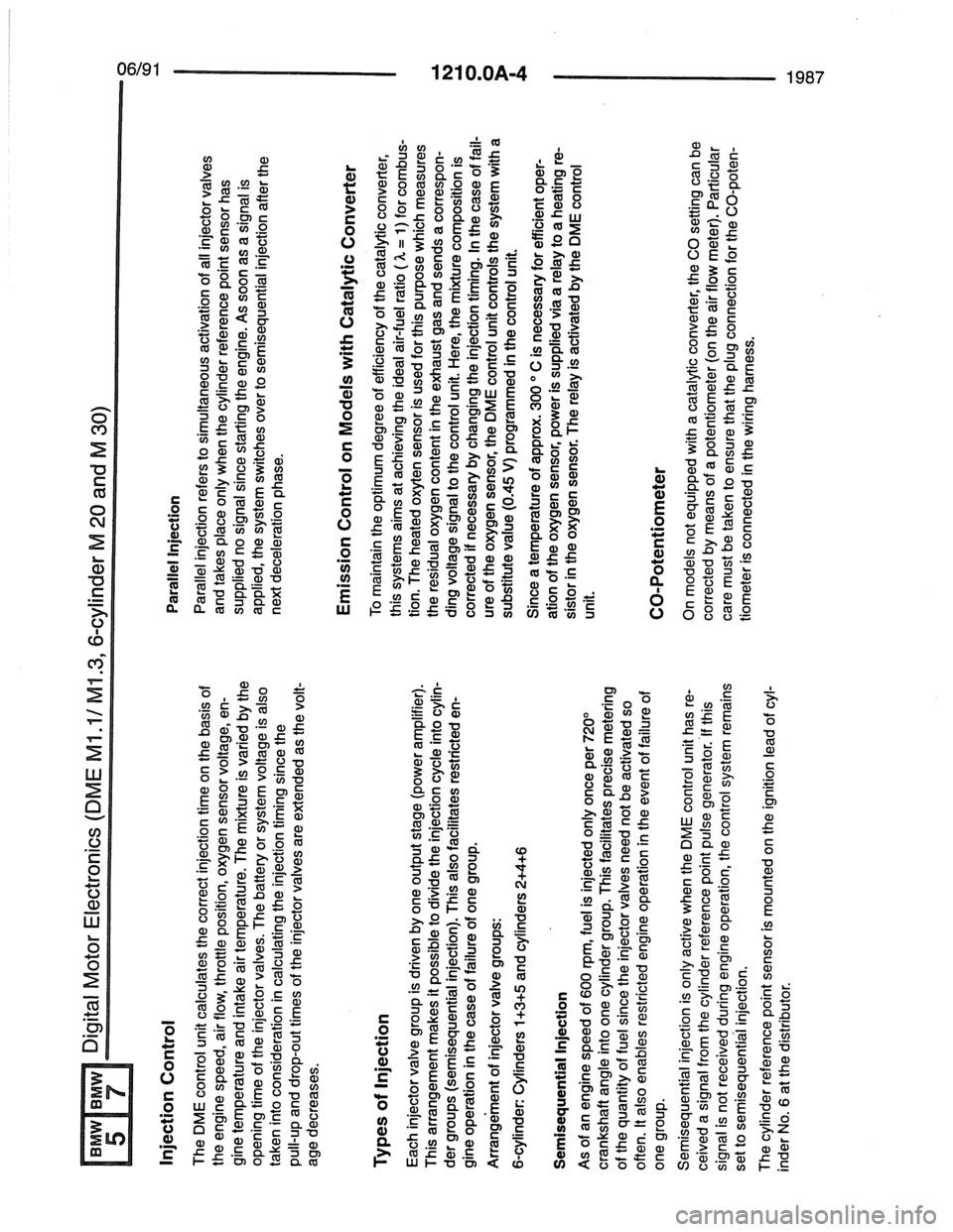 BMW 5 SERIES 1988 E34 Electrical Troubleshooting Manual 