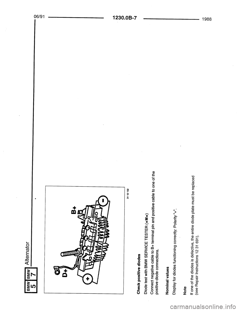 BMW 7 SERIES 1988 E32 Electrical Troubleshooting Manual BMW 7 SERIES 1988 E32 Electrical Troubleshooting Manual