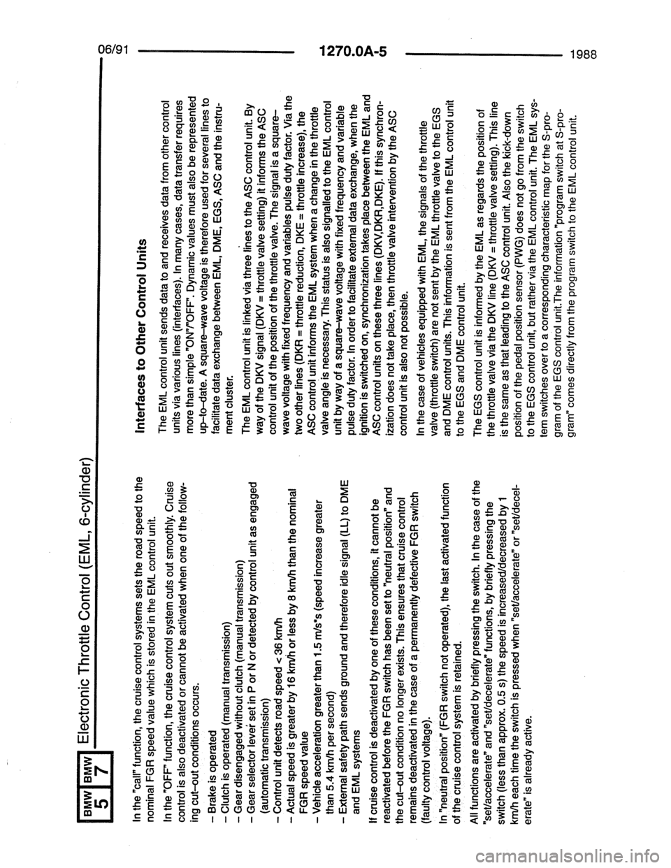 BMW 7 SERIES 1988 E32 Electrical Troubleshooting Manual BMW 7 SERIES 1988 E32 Electrical Troubleshooting Manual