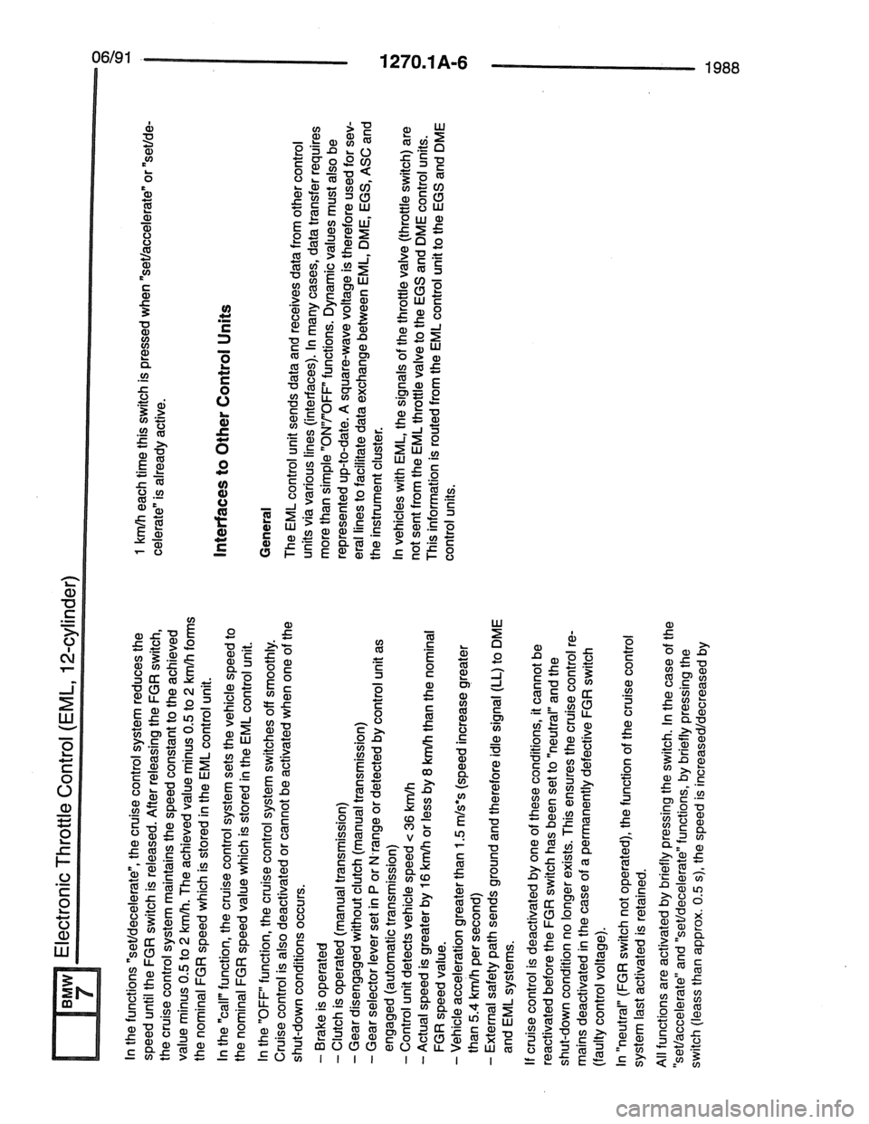 BMW 7 SERIES 1988 E32 Electrical Troubleshooting Manual BMW 7 SERIES 1988 E32 Electrical Troubleshooting Manual