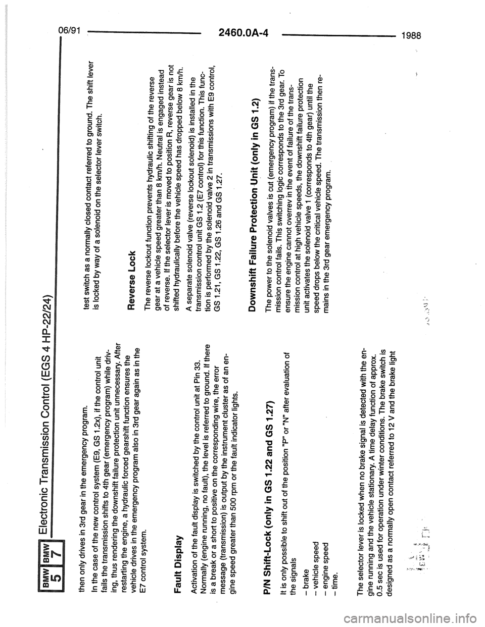 BMW 7 SERIES 1988 E32 Electrical Troubleshooting Manual BMW 7 SERIES 1988 E32 Electrical Troubleshooting Manual