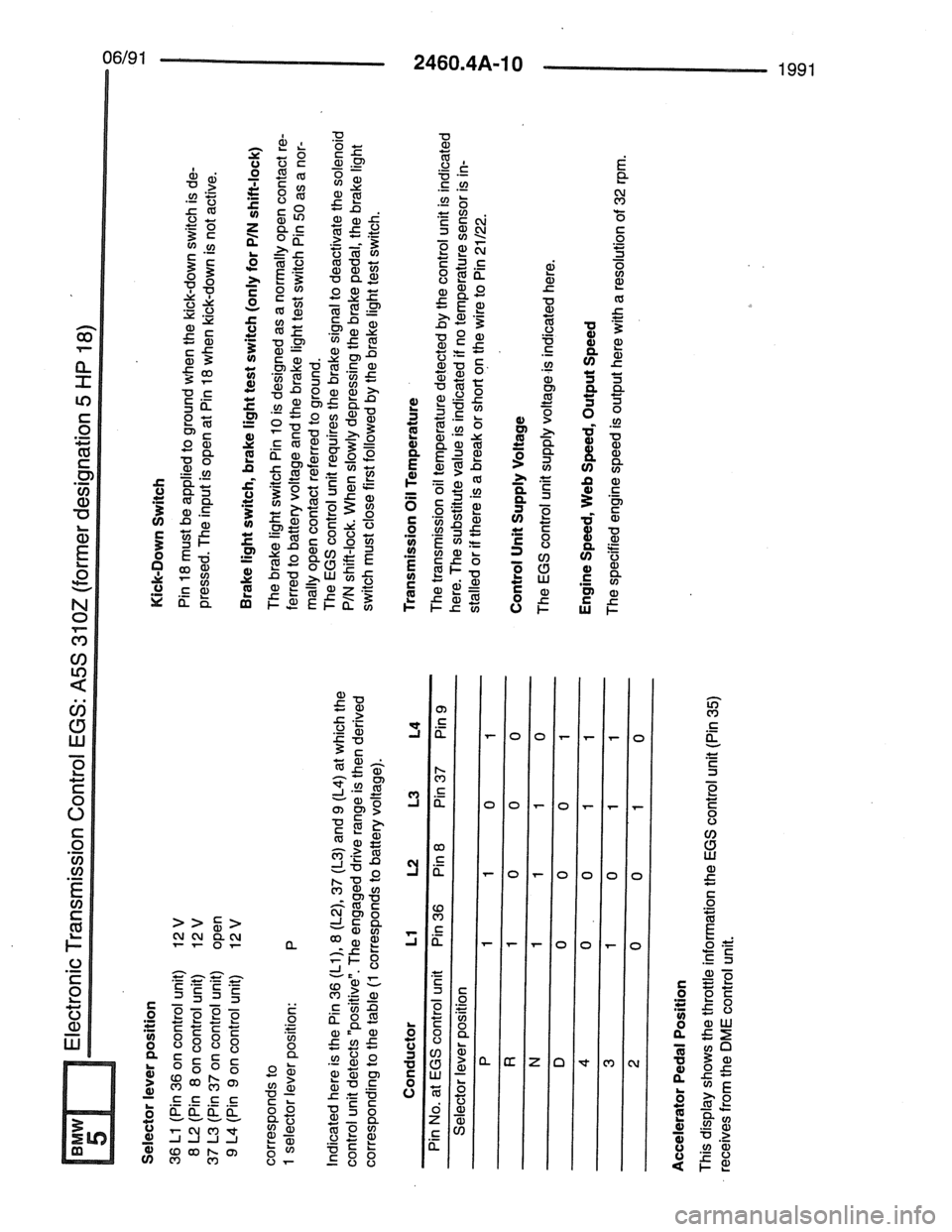 BMW 7 SERIES 1988 E32 Electrical Troubleshooting Manual BMW 7 SERIES 1988 E32 Electrical Troubleshooting Manual