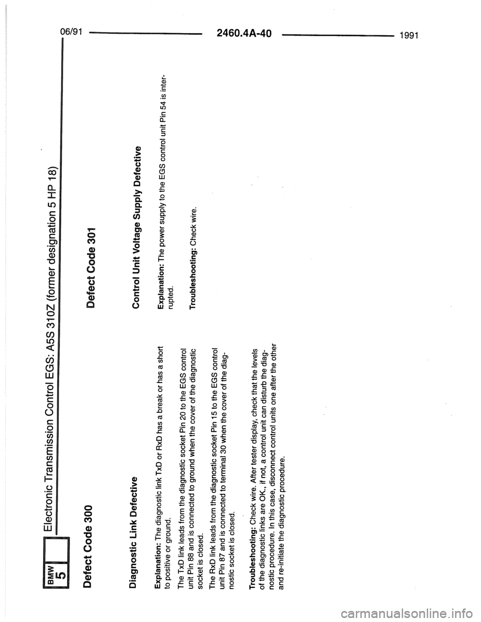 BMW 7 SERIES 1988 E32 Electrical Troubleshooting Manual BMW 7 SERIES 1988 E32 Electrical Troubleshooting Manual