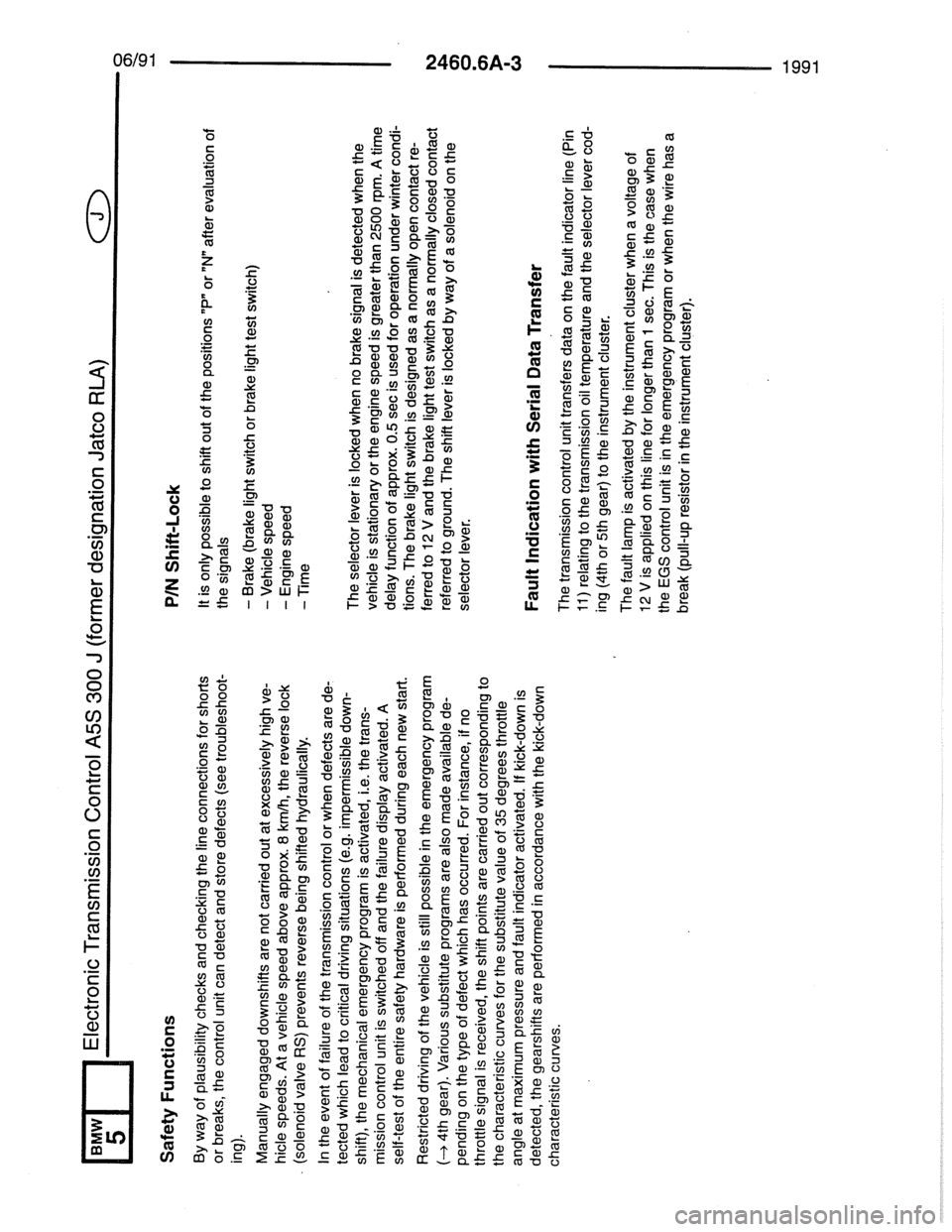 BMW 7 SERIES 1988 E32 Electrical Troubleshooting Manual BMW 7 SERIES 1988 E32 Electrical Troubleshooting Manual