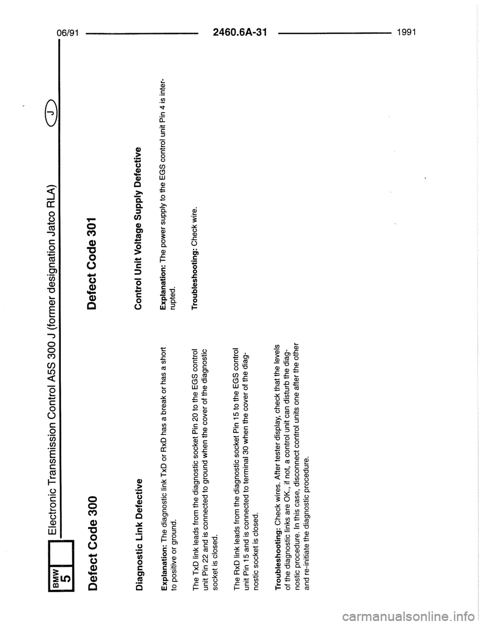 BMW 7 SERIES 1988 E32 Electrical Troubleshooting Manual BMW 7 SERIES 1988 E32 Electrical Troubleshooting Manual