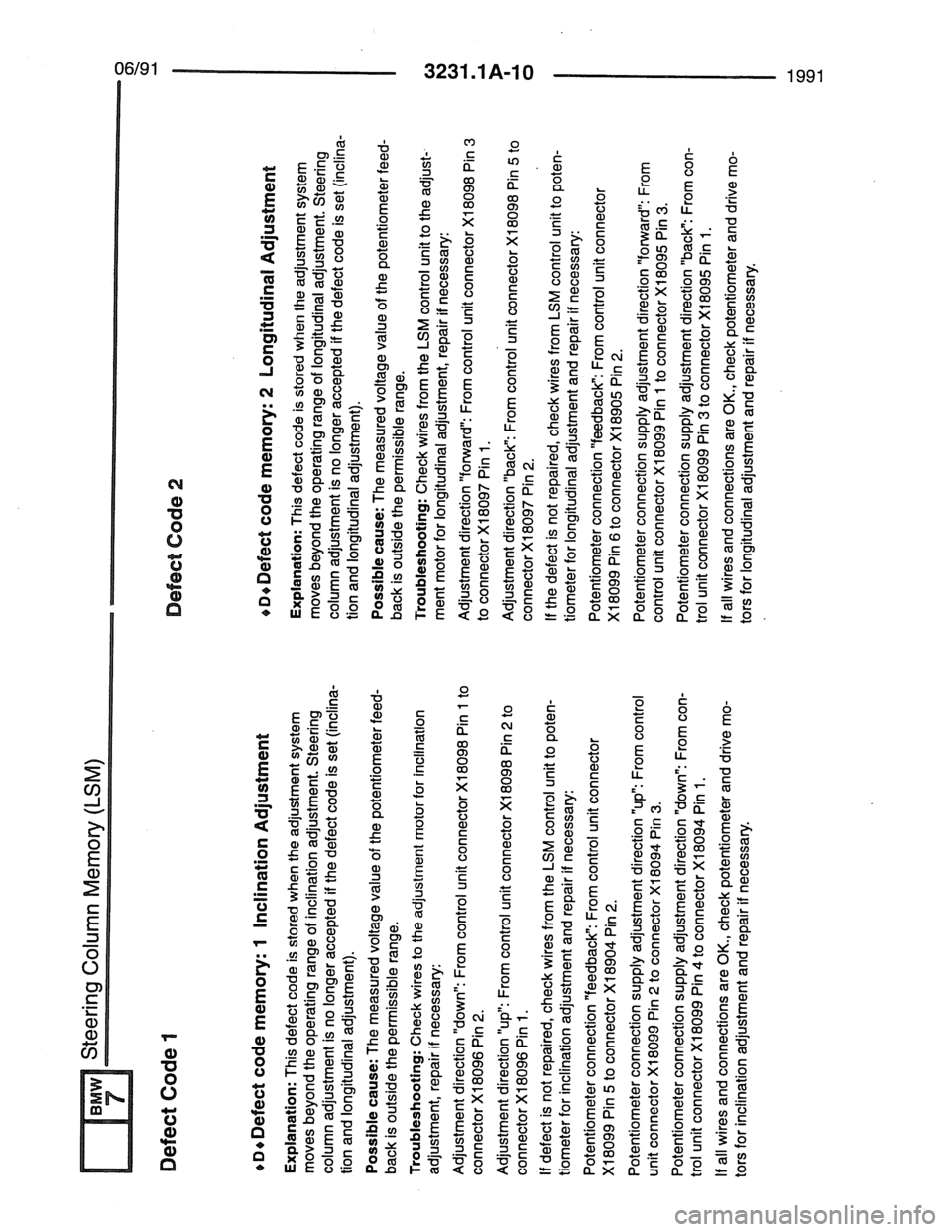BMW 7 SERIES 1988 E32 Electrical Troubleshooting Manual BMW 7 SERIES 1988 E32 Electrical Troubleshooting Manual