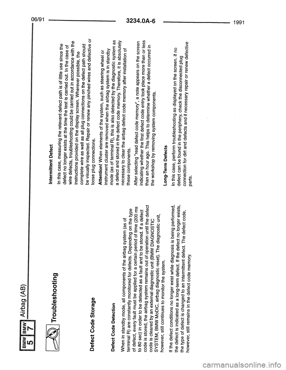 BMW 7 SERIES 1988 E32 Electrical Troubleshooting Manual BMW 7 SERIES 1988 E32 Electrical Troubleshooting Manual