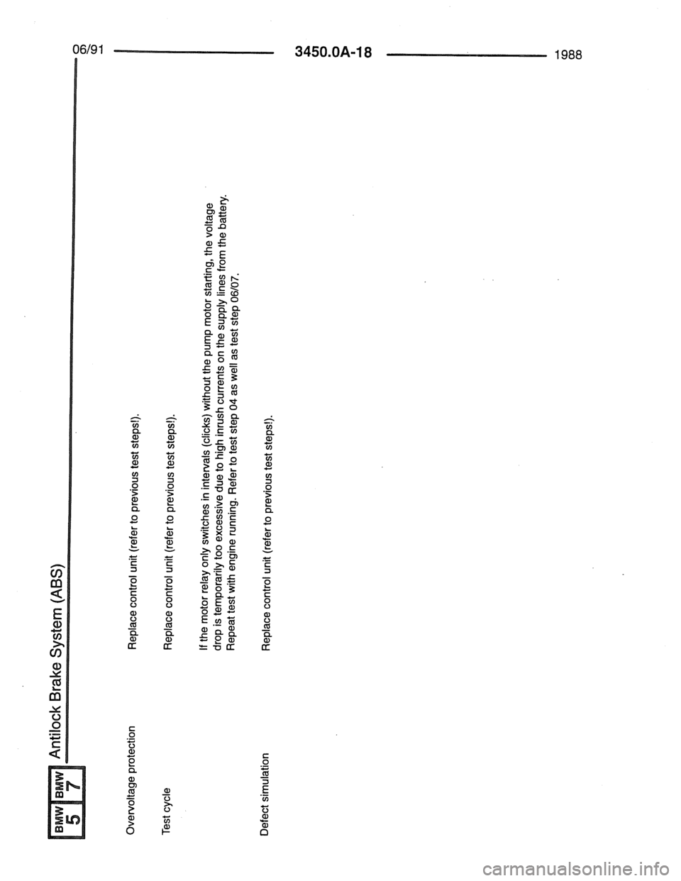 BMW 7 SERIES 1988 E32 Electrical Troubleshooting Manual BMW 7 SERIES 1988 E32 Electrical Troubleshooting Manual