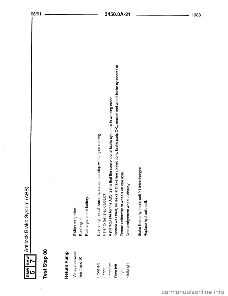 BMW 7 SERIES 1988 E32 Electrical Troubleshooting Manual BMW 7 SERIES 1988 E32 Electrical Troubleshooting Manual