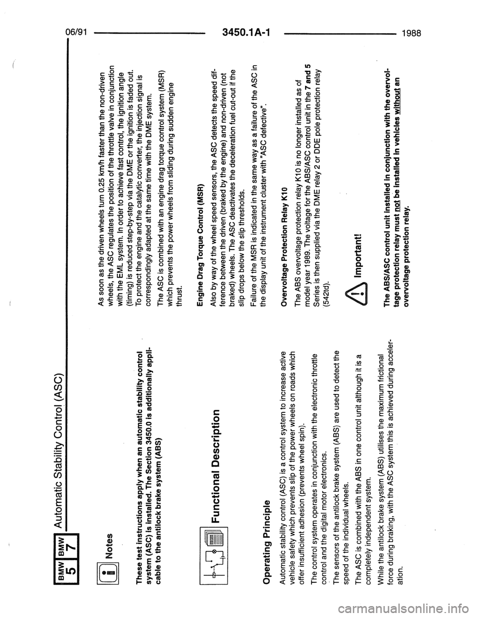 BMW 7 SERIES 1988 E32 Electrical Troubleshooting Manual BMW 7 SERIES 1988 E32 Electrical Troubleshooting Manual