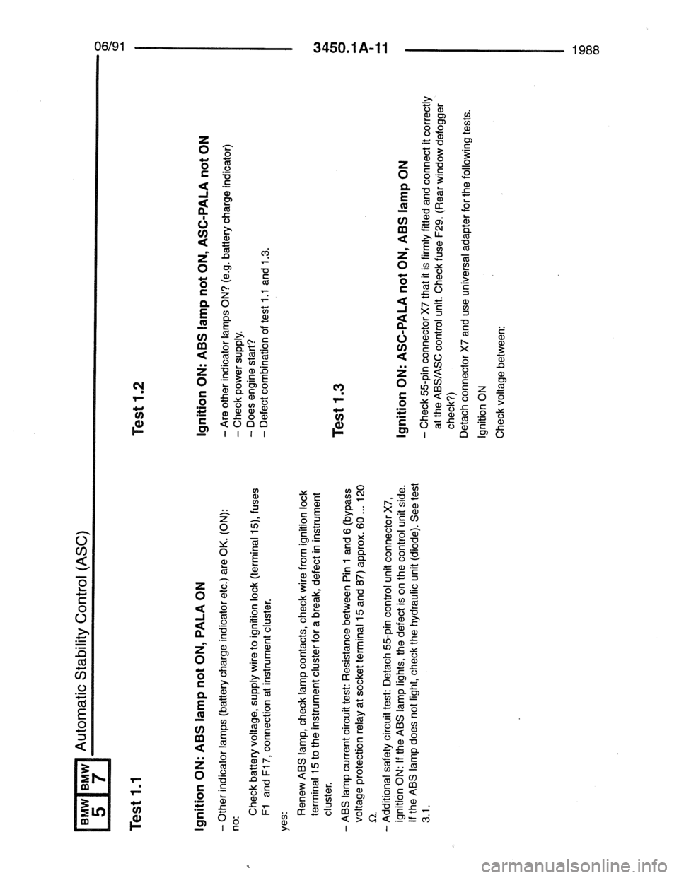 BMW 7 SERIES 1988 E32 Electrical Troubleshooting Manual BMW 7 SERIES 1988 E32 Electrical Troubleshooting Manual