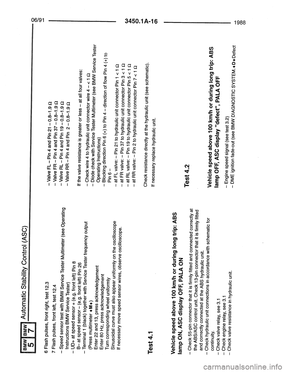 BMW 7 SERIES 1988 E32 Electrical Troubleshooting Manual BMW 7 SERIES 1988 E32 Electrical Troubleshooting Manual