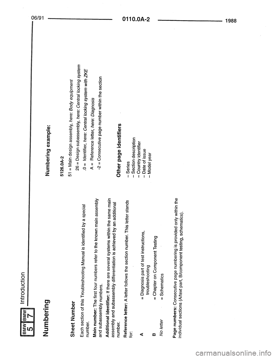 BMW 7 SERIES 1988 E32 Electrical Troubleshooting Manual 