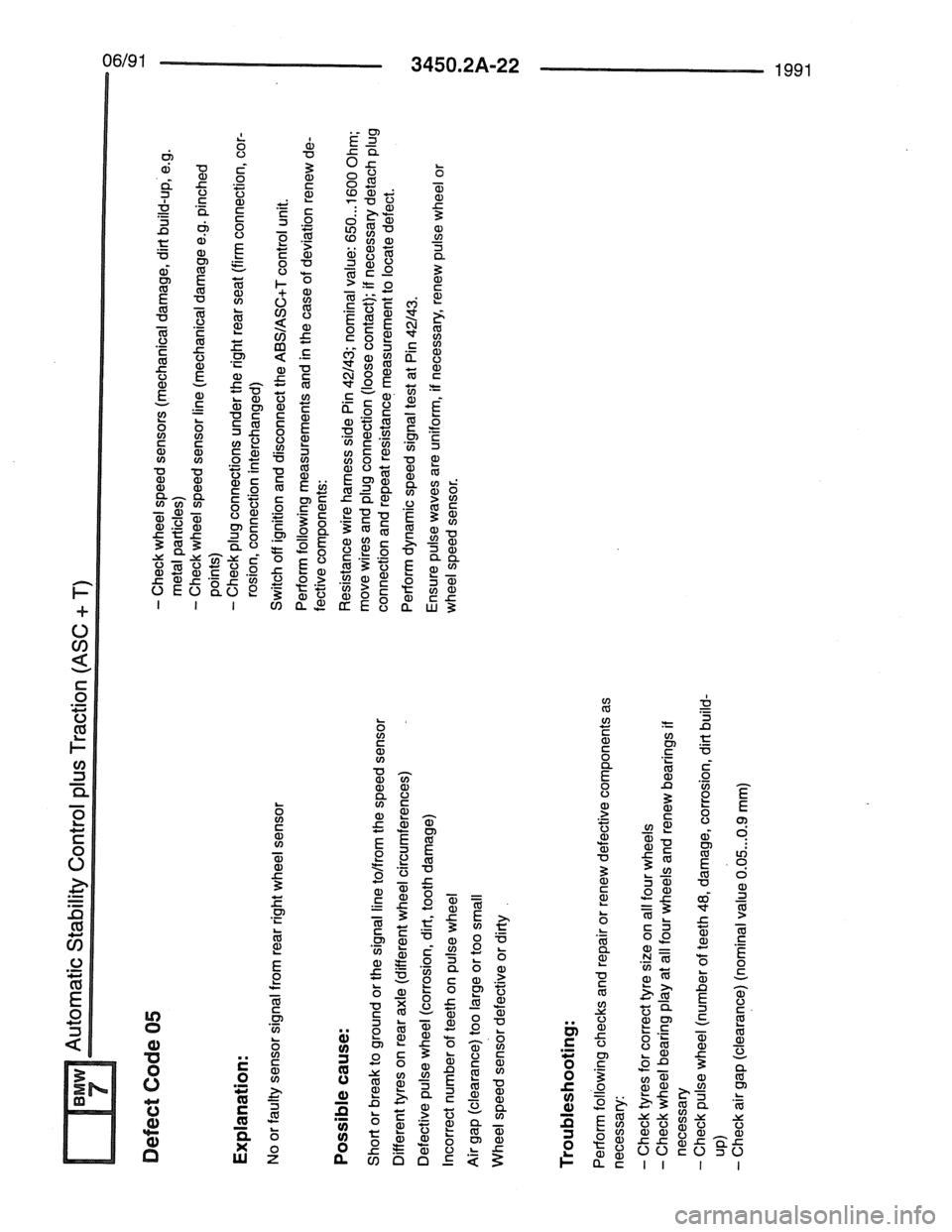 BMW 7 SERIES 1988 E32 Electrical Troubleshooting Manual BMW 7 SERIES 1988 E32 Electrical Troubleshooting Manual