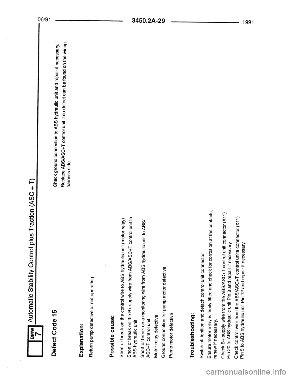 BMW 7 SERIES 1988 E32 Electrical Troubleshooting Manual BMW 7 SERIES 1988 E32 Electrical Troubleshooting Manual