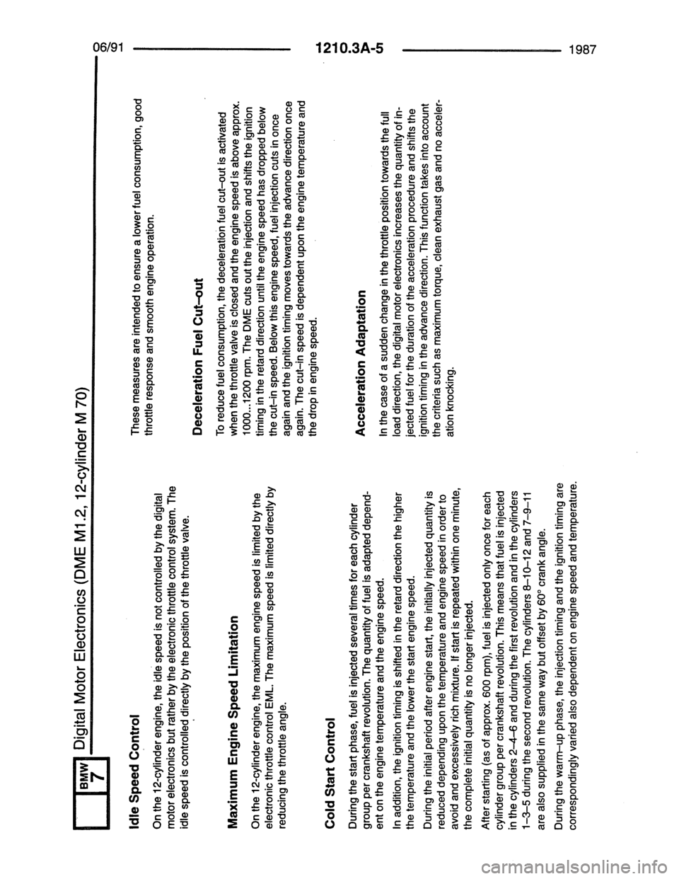 BMW 7 SERIES 1988 E32 Electrical Troubleshooting Manual BMW 7 SERIES 1988 E32 Electrical Troubleshooting Manual