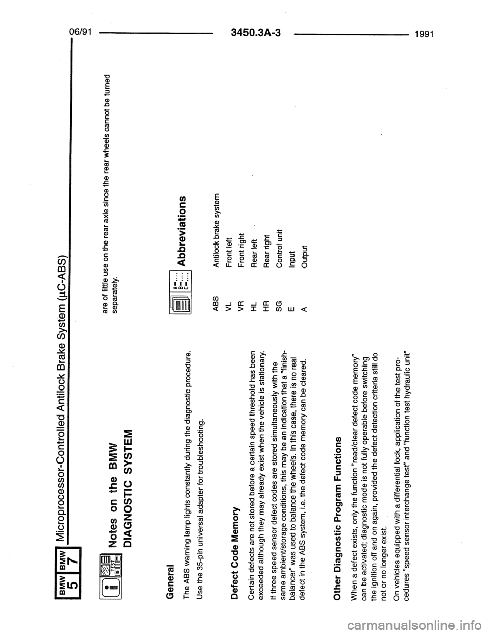BMW 7 SERIES 1988 E32 Electrical Troubleshooting Manual BMW 7 SERIES 1988 E32 Electrical Troubleshooting Manual