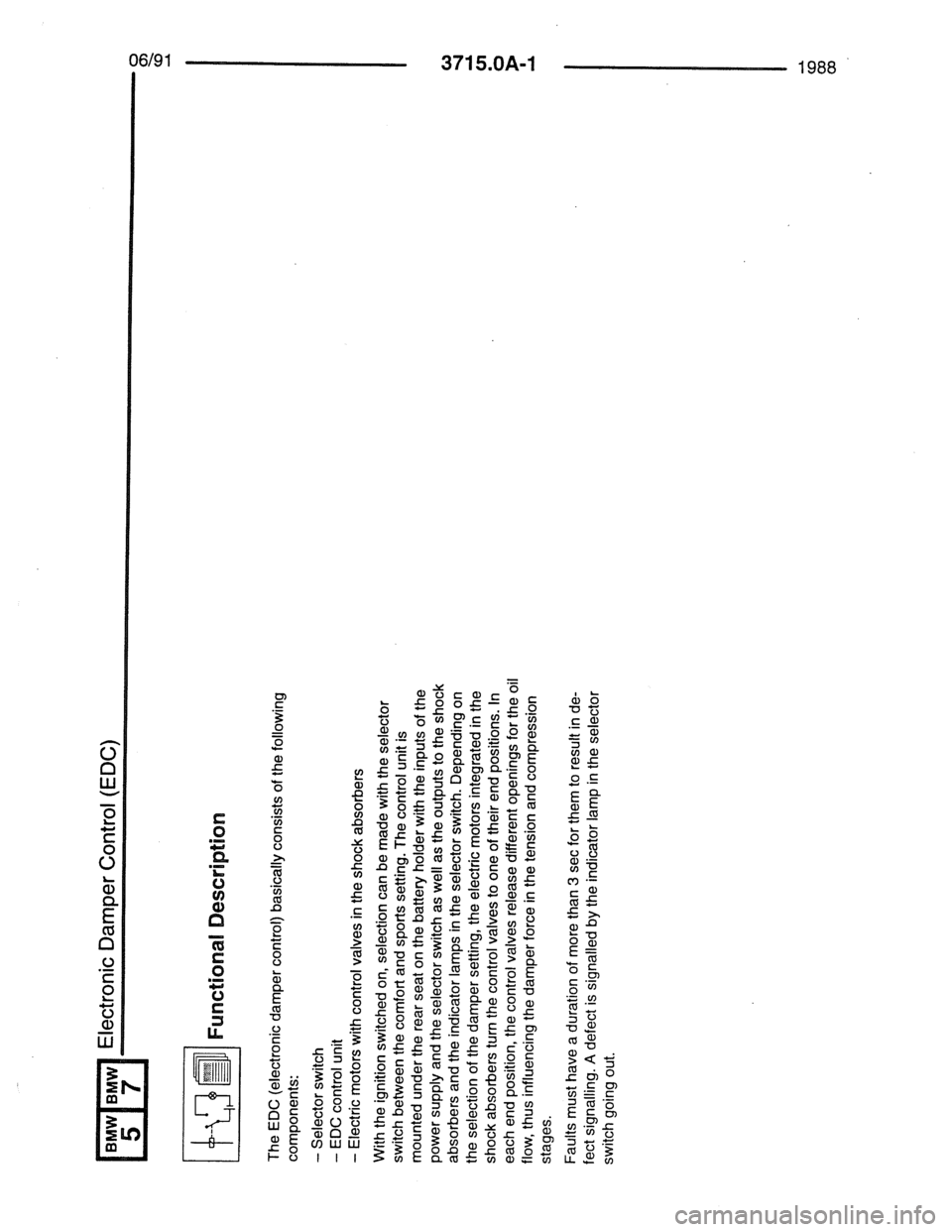 BMW 7 SERIES 1988 E32 Electrical Troubleshooting Manual BMW 7 SERIES 1988 E32 Electrical Troubleshooting Manual
