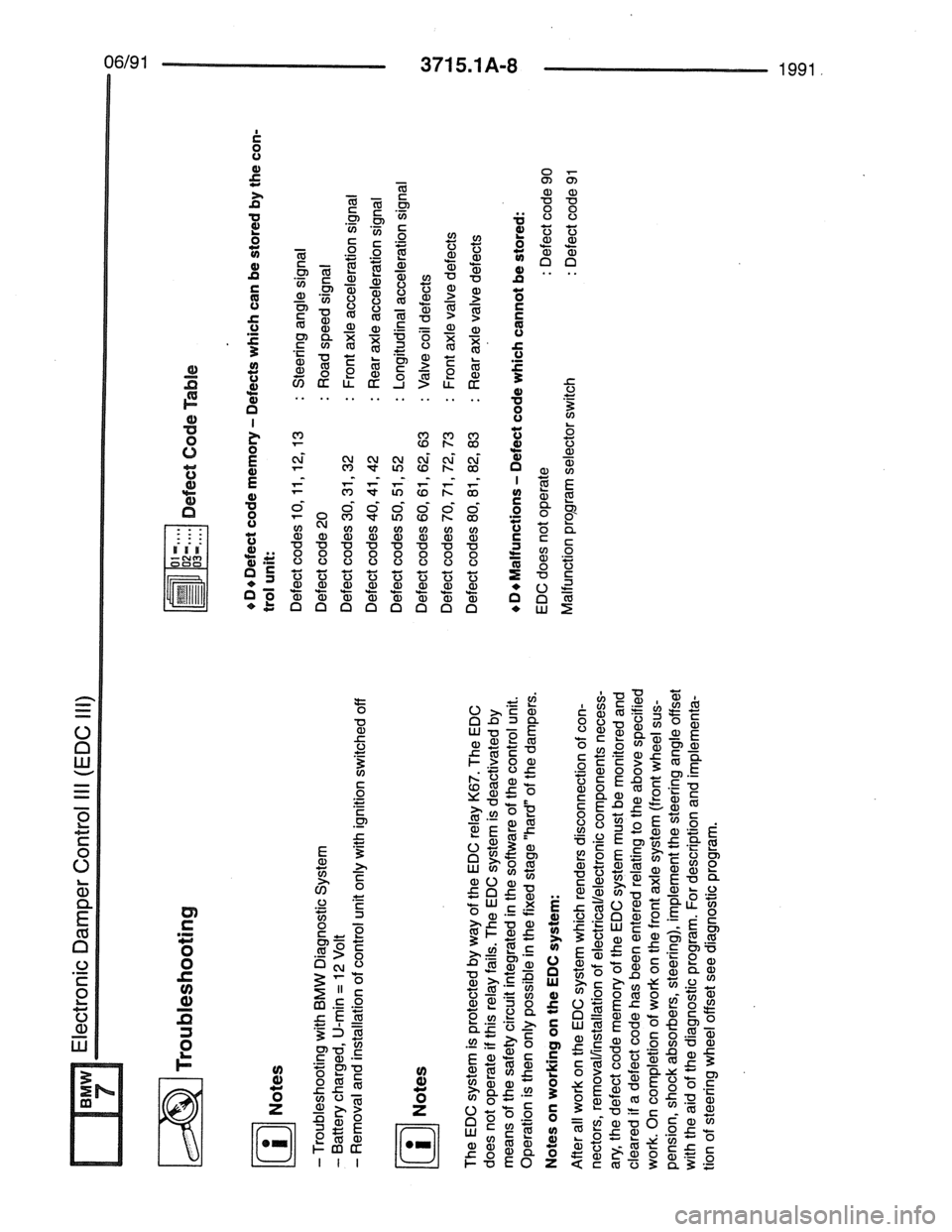BMW 7 SERIES 1988 E32 Electrical Troubleshooting Manual BMW 7 SERIES 1988 E32 Electrical Troubleshooting Manual