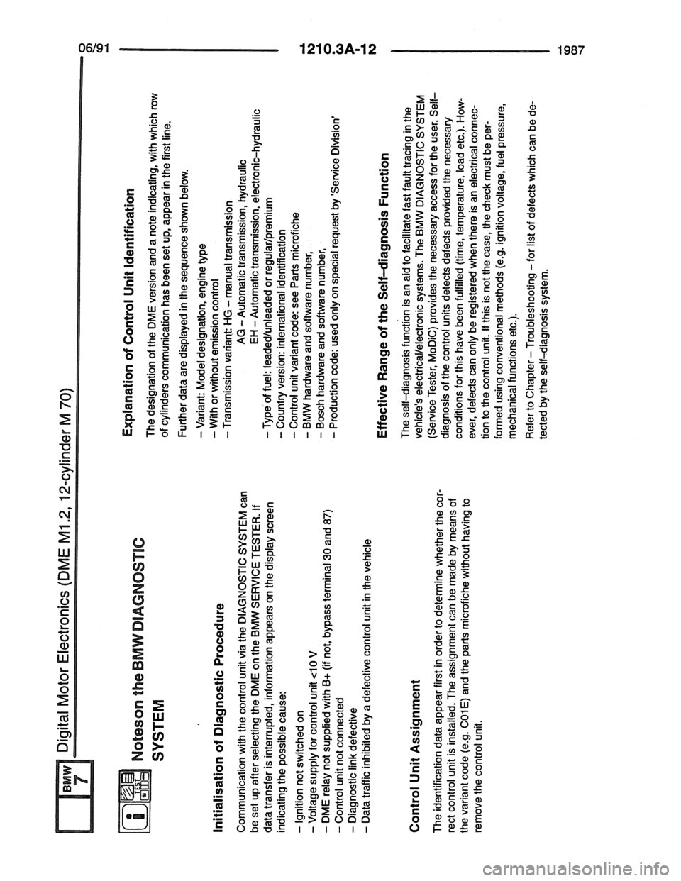 BMW 7 SERIES 1988 E32 Electrical Troubleshooting Manual BMW 7 SERIES 1988 E32 Electrical Troubleshooting Manual