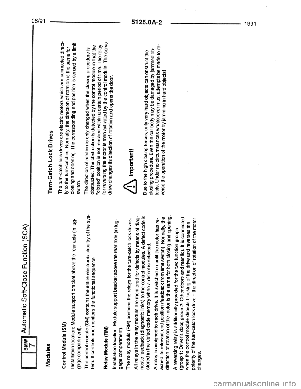 BMW 7 SERIES 1988 E32 Electrical Troubleshooting Manual BMW 7 SERIES 1988 E32 Electrical Troubleshooting Manual