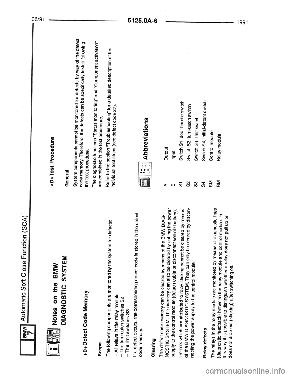 BMW 7 SERIES 1988 E32 Electrical Troubleshooting Manual BMW 7 SERIES 1988 E32 Electrical Troubleshooting Manual