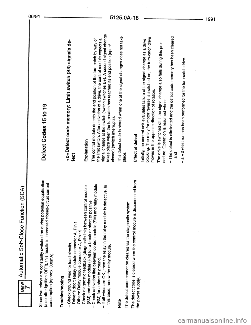 BMW 7 SERIES 1988 E32 Electrical Troubleshooting Manual BMW 7 SERIES 1988 E32 Electrical Troubleshooting Manual