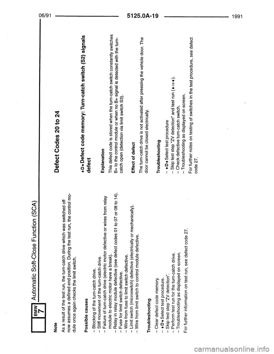 BMW 7 SERIES 1988 E32 Electrical Troubleshooting Manual BMW 7 SERIES 1988 E32 Electrical Troubleshooting Manual