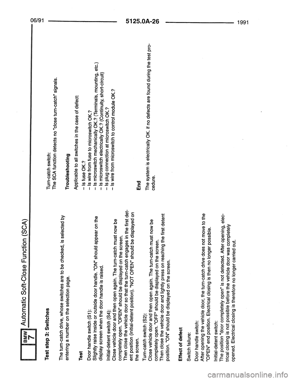 BMW 7 SERIES 1988 E32 Electrical Troubleshooting Manual BMW 7 SERIES 1988 E32 Electrical Troubleshooting Manual