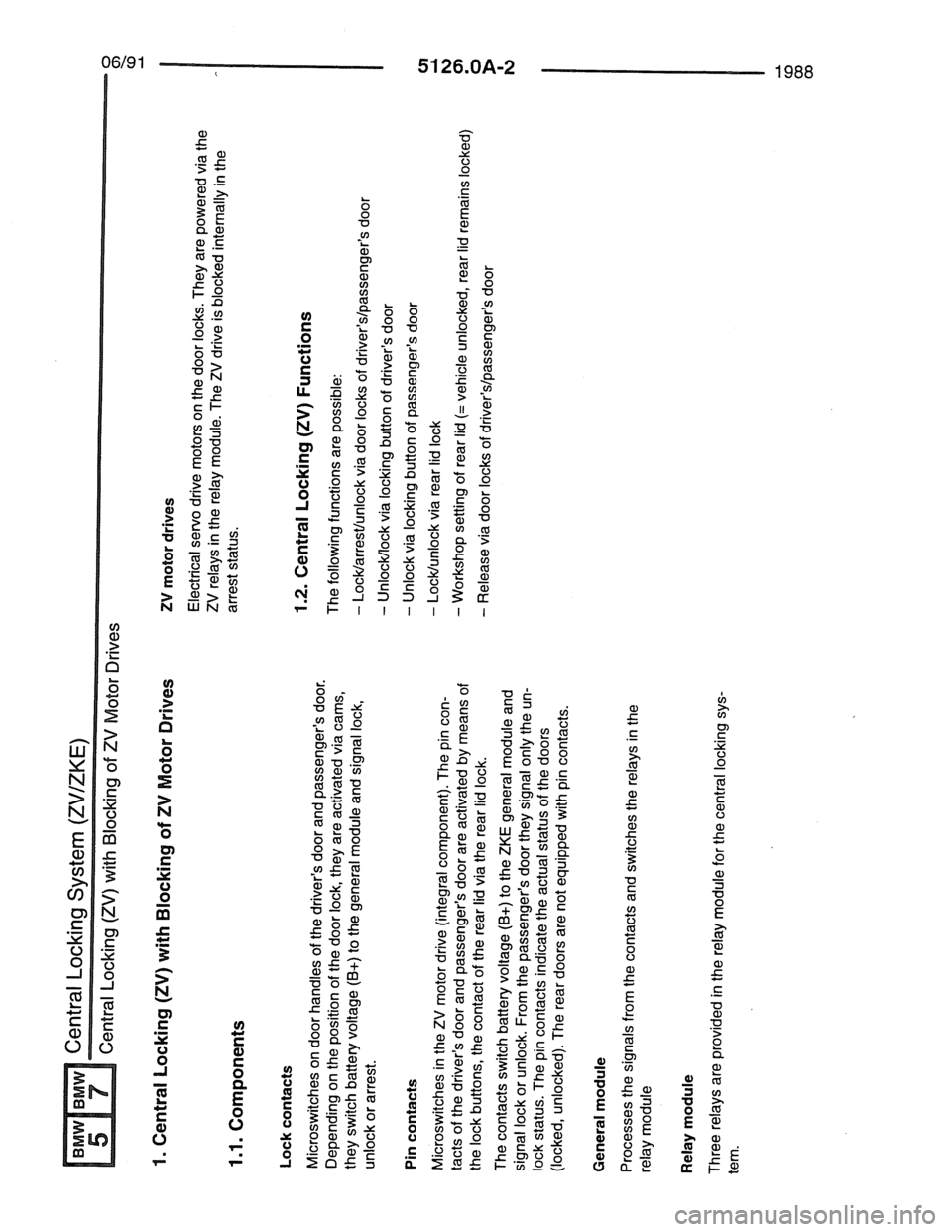 BMW 7 SERIES 1988 E32 Electrical Troubleshooting Manual BMW 7 SERIES 1988 E32 Electrical Troubleshooting Manual