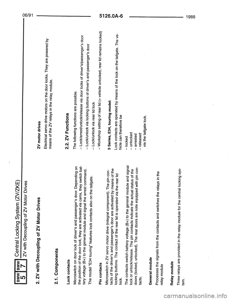 BMW 7 SERIES 1988 E32 Electrical Troubleshooting Manual BMW 7 SERIES 1988 E32 Electrical Troubleshooting Manual
