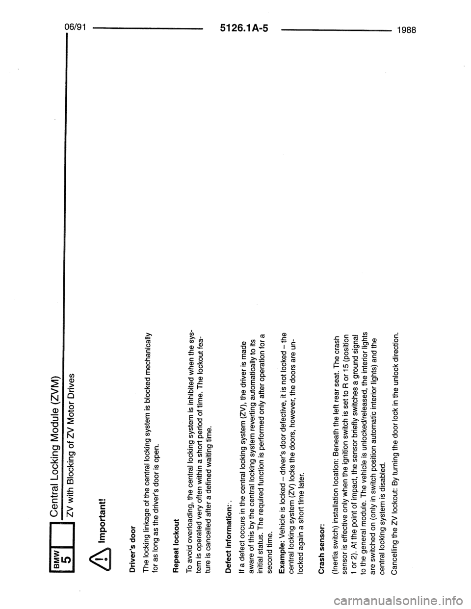 BMW 7 SERIES 1988 E32 Electrical Troubleshooting Manual BMW 7 SERIES 1988 E32 Electrical Troubleshooting Manual