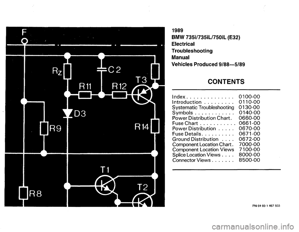 BMW 735i 1989 E32 Electrical Troubleshooting Manual 